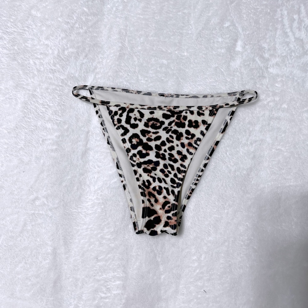 cheetah print bathing suit bottoms